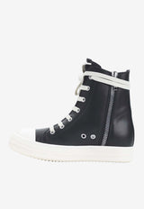 Leather Low-Top Sneakers