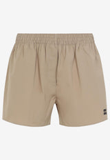 شورت رياضي بشعار الماركة