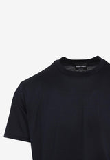 Short-Sleeved Silk T-shirt