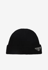 Triangle Logo Cashmere Beanie