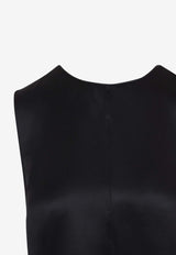 توب من الحرير بلا أكمام