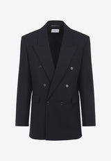 Double-Breasted Wool Blazer