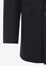 Double-Breasted Wool Blazer