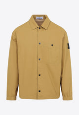 Logo Patch Buttoned Overshirt