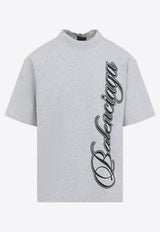 Cursive Logo Print T-shirt