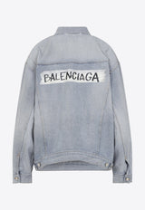 Masking Tape Logo Denim Jacket