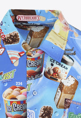 Sweet Treats Print Bowling Shirt