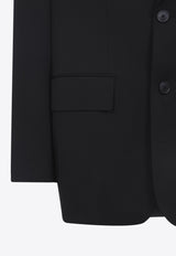 Wool Tuxedo Blazer
