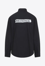 Masking Tape Logo Long-Sleeved Shirt