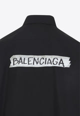 Masking Tape Logo Long-Sleeved Shirt