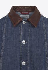 Leather and Denim Jacket