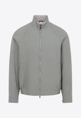 Stand-Collar Zip-Up Jacket
