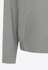 Stand-Collar Zip-Up Jacket