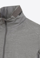 Laminated Zip-Up Jacket