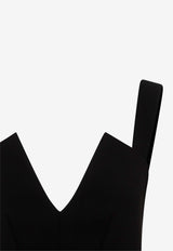 فستان قصير بلا أكمام