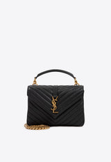 College Matelassé Leather Shoulder Bag