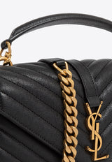 College Matelassé Leather Shoulder Bag