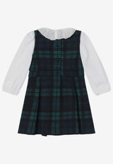 Polo Ralph Lauren Kids Baby Girls Tartan Check Dress Green 310978928001CO/R_POLOR-BP