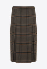 Prince of Wales Midi Skirt