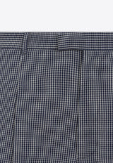 Checkered Bermuda Tailored Shorts