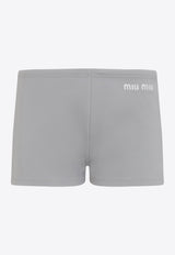 Logo-Embroidered Mini Shorts