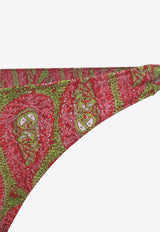 Paisley-Print Bikini Set
