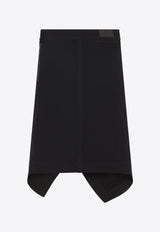 Asymmetric Midi Skirt