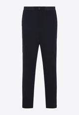 Wool-Blend Track Pants