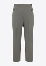 Straight-Leg Tailored Pants