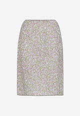 Floral Print Skirt