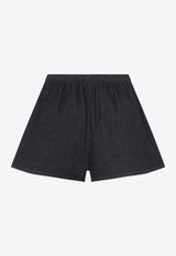 Amelo Denim Shorts with Logo-Label