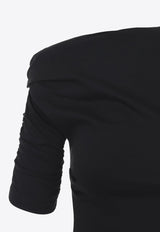 The Drapeado Asymmetric Mini Dress