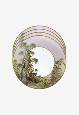 Haviland Le Brésil Dessert Plates Gift Set - Set of 4 Multicolor 31855 511 1021 C4