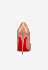 Christian Louboutin Sporty Kate 85 Patent Leather Pumps Nude 3191411LE/S_LOUBO-PK20