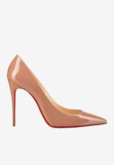 Christian Louboutin Sporty Kate 85 Patent Leather Pumps Nude 3191411LE/S_LOUBO-PK20