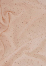 Salvatore Ferragamo Micro Sequin Stole Pink 320952 ST STAR 779193 LIGHT PINK