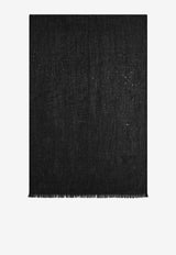 Salvatore Ferragamo Micro Sequin Stole Black 320952 ST STAR 781474 BLACK