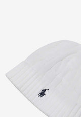 Polo Ralph Lauren Kids Babies Wool Booties and Hat Gift Set - Set of 2 Beige 320P01426003CO/R_POLOR-WHT