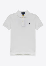 Polo Ralph Lauren Kids Boys Logo Polo T-shirt White 322603252004CO/Q_POLOR-WHT