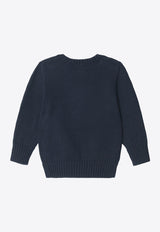 Polo Ralph Lauren Kids Boys Polo Bear Print Sweater Blue 322668286002CO/S_POLOR-HN