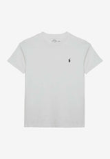 Polo Ralph Lauren Kids Boys Pony T-shirt White 322832904035CO/S_POLOR-WHT