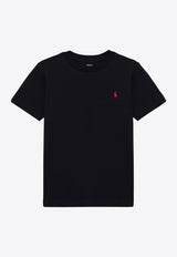 Polo Ralph Lauren Kids Boys Logo Embroidered T-shirt Navy 322832904037CO/Q_POLOR-CN