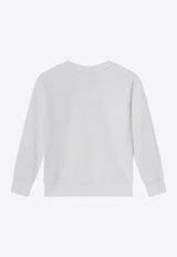 Polo Ralph Lauren Kids Logo Embroidered Sweatshirt White 322958154CO/Q_POLOR-WHT