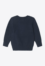 Polo Ralph Lauren Kids Boys Polo Bear Print Sweater Blue 323668286002CO/S_POLOR-HN