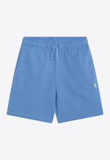 Polo Ralph Lauren Kids Boys Logo Embroidered Shorts Light Blue 323964135003CO/Q_POLOR-HI