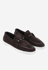 Christian Louboutin Chambeliboat Suede Loafers Brown 3240184SUE/S_LOUBO-7164