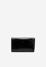 Christian Louboutin Loubi54 Patent Leather Clutch Bag Black 3255013LE/R_LOUBO-BK01