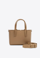 Christian Louboutin Mini Cabata Leather Top Handle Bag Beige 3255086LE/R_LOUBO-F486