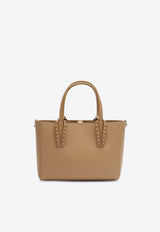 Christian Louboutin Mini Cabata Leather Top Handle Bag Beige 3255086LE/R_LOUBO-F486