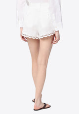 Farm Rio Wavy Hem Mini Short White 337204LI/Q_FARM-L0036